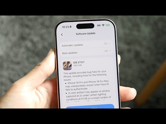 iOS 27.0.1 Is STRANGE On NEW iPhones