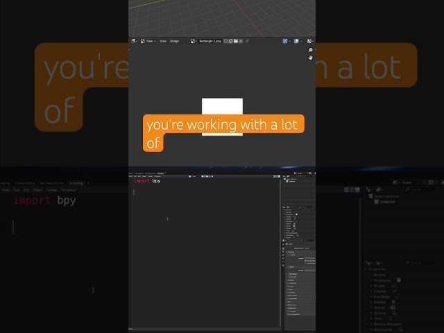 The Easiest Useful Python Script in Blender