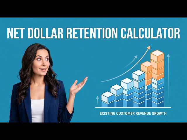 Net Dollar Retention Calculator | Measure SaaS Growth & Revenue Expansion (Free Tool)