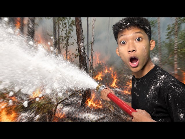 So This Is What the Fire-Extinguishing Flour Mentioned by Mr. Prabowo Actually Looks Like!