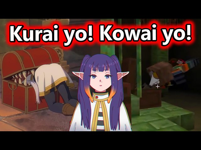 Ina Can't Resist Opening Mimic Boxes just like Frieren...