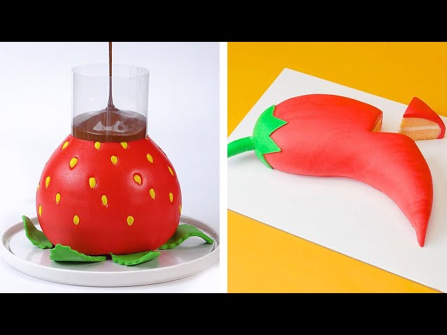 BEST OF APRIL | Top Fondant Fruit Cake Compilation | Easy Cake Decorating Ideas  So Tasty Cake