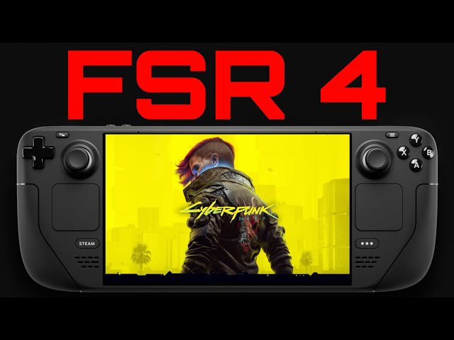Cyberpunk 2077 on Steam Deck OLED | SD Preset with FSR 4 & LSFG