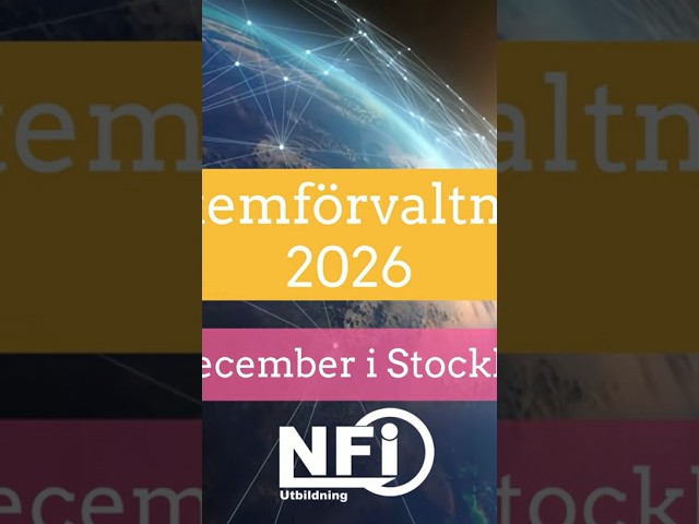 Systemförvaltning 2026 1:1