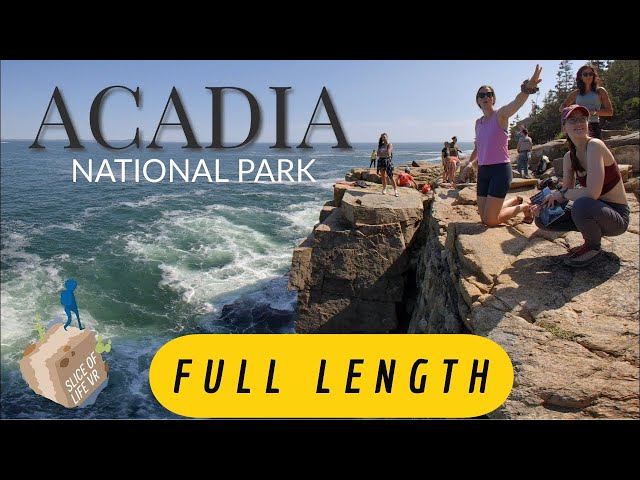 (1/1) 8k 3D Acadia National Park: Towering Seaside Cliffs + Rock Climbing