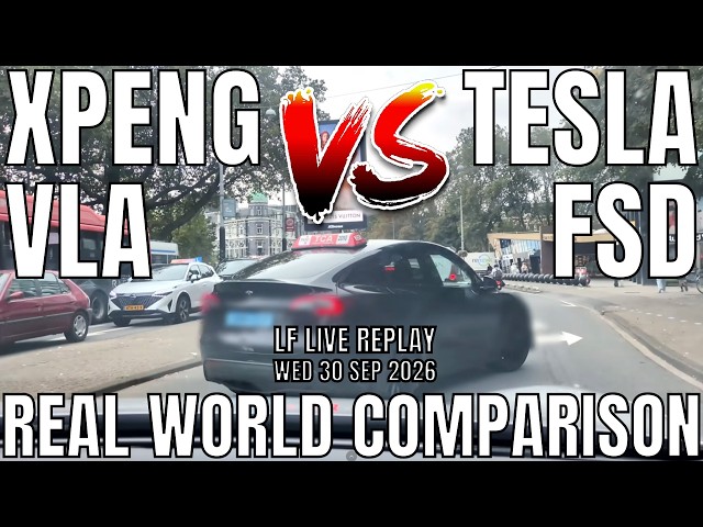 Xpeng VLA 2.0 vs Tesla FSD: Autonomous Driving Real World Comparison
