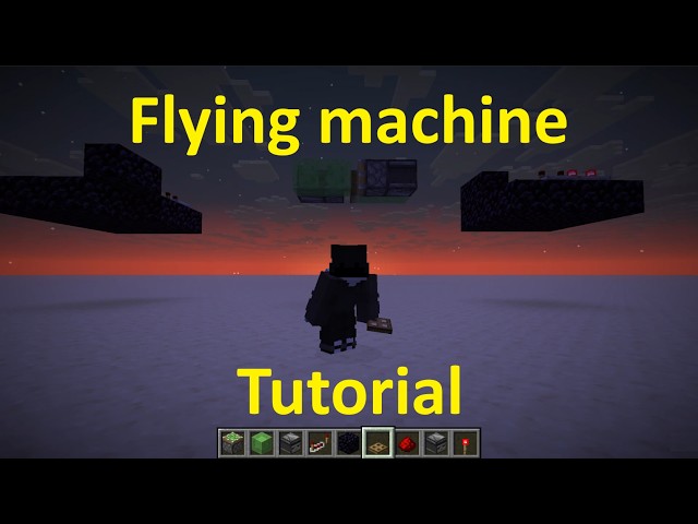 So baust du eine Flugmaschine in Minecraft