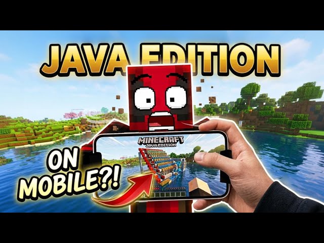 How To Play Minecraft Java Edition On Mobile | Without Launcher |
