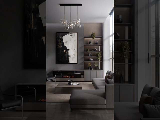 Texturing in #d5render and modeling in #Blender | Modern Elegant Living Room