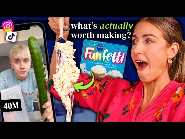 I Tried EVERY VIRAL RECIPE off TIKTOK / INSTAGRAM (so you don't have to)