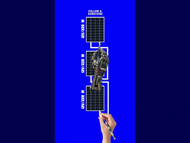 How to Wire Three 12V/220W Solar Panels #solar #wiring #learn