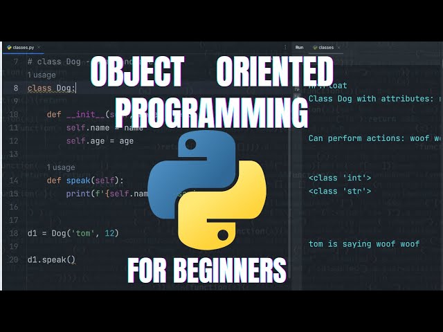Python Object Oriented Programming (OOP) - For Beginners