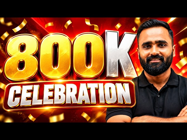 🔥 800K FAMILY COMPLETE! ❤️ | Thank You For 800,000 Subscribers 🎉