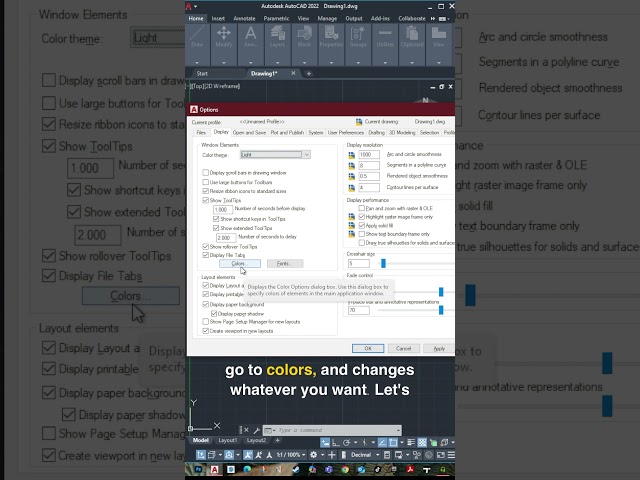 How to Change AutoCAD Background Color (Black to White) 👀