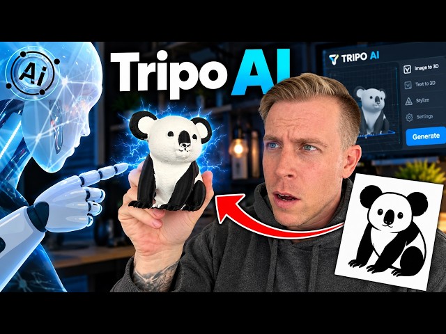 Tripo AI Tutorial - How to Create 3D Models from Images