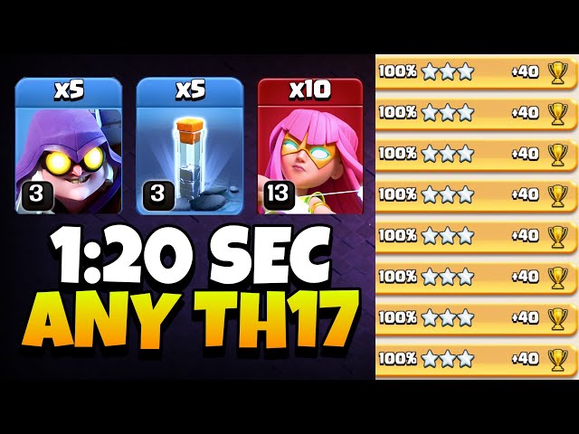 TH17 Super Archer Ruin Witch Attack is INSANE! | Best TH17 Attack Strategy (Clash of Clans)