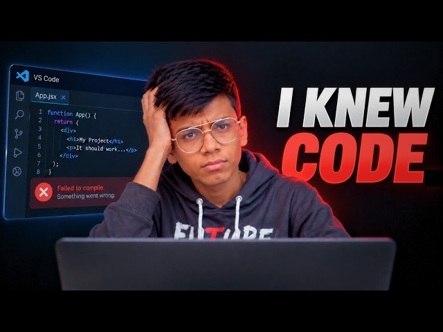 I thought I knew coding… until I tried building something on my own.