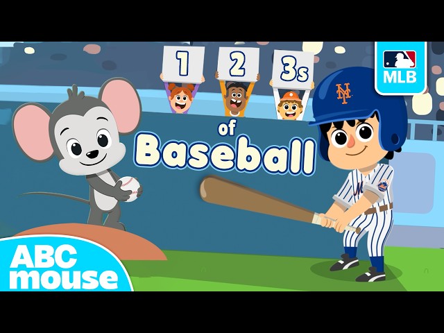 123s of Baseball ⚾ | Learn Numbers 1 to 10 🔢 | ABCmouse Counting Song for Kids 🎶