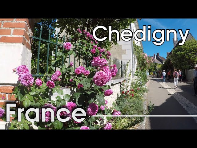 Chédigny  - Visit of "Flower-Village"  (France)
