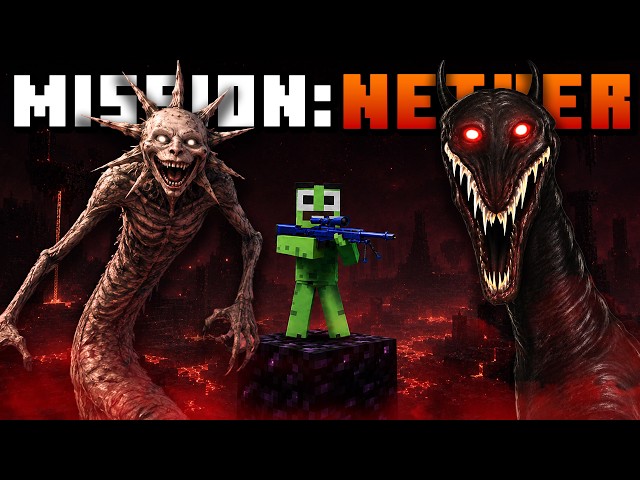 Surviving NETHER One Block With HORROR MODS