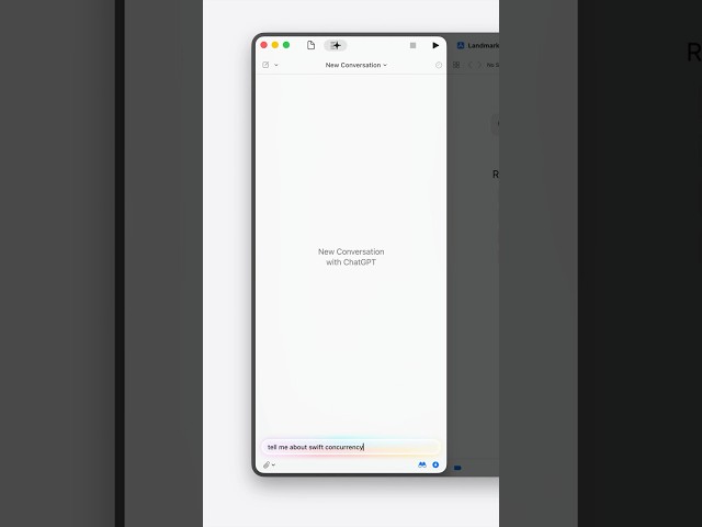 Large language models in Xcode