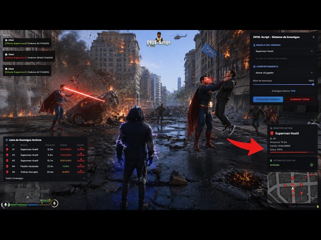 NEW AI  ENEMY SUPERMAN SYSTEM [FIVEM SCRIPT]