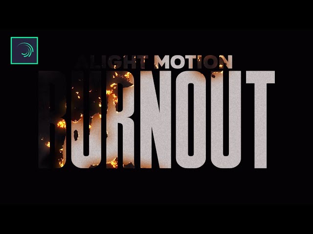 Make Burnout Text Effect In Alight Motion | Alight Motion Tutorial