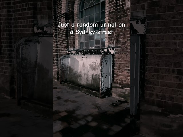 Just a random urinal on a Sydney Street 🤣 #shorts #travel #urbex #urbanexploration