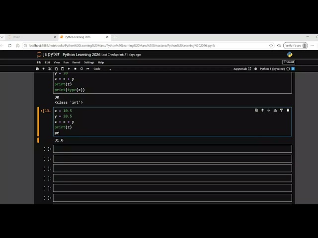 🐍 Python starts with the basics, but the basics build everything! 🚀Python Data Types & Operations.