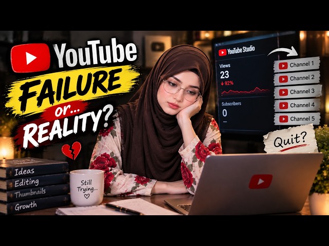 Kya muje YouTube Chor dena chahiye? 5 Saal ki mehnat | 5 channels 0 success 🥺 Dark Reality of YT