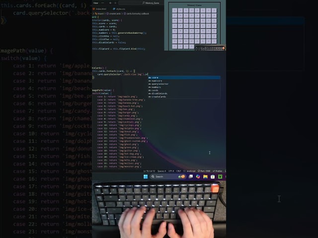 I Built a Memory Game From Scratch #javascript