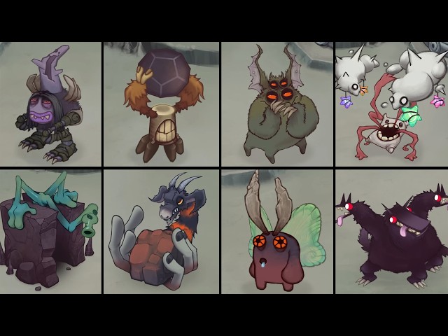 All Monsters Panic Cavern - All Monster Sounds and Animations   | My Singing Monsters