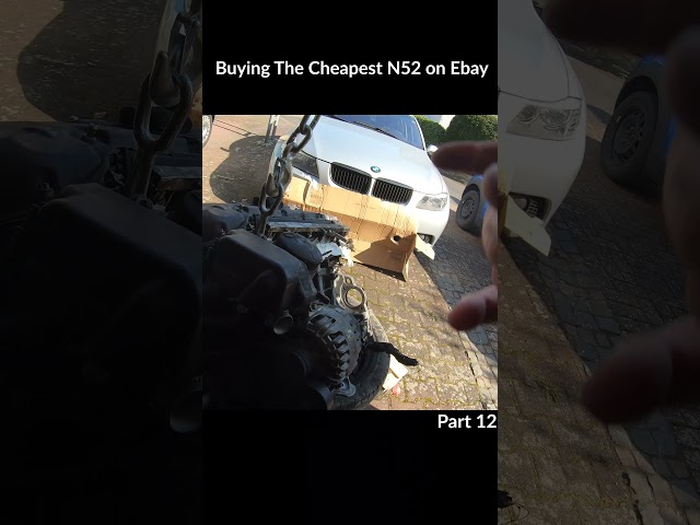 Bought the cheapest BMW N52 engine on ebay. Did I get scammed? #bmwengine #bmwn52