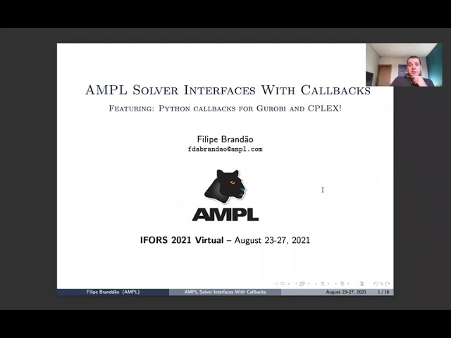 AMPL Solver Interfaces with Callbacks: Featuring Python Callbacks for Gurobi and CPLEX
