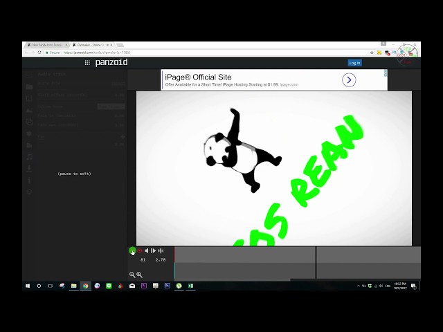 Free Panzoid Tutorial How to make your own animation ( Panda Intro Template) Part-1 speak khmer