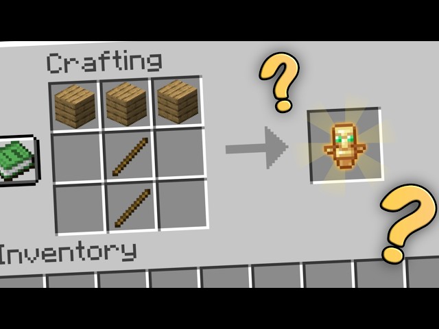 Minecraft but Crafting is Random