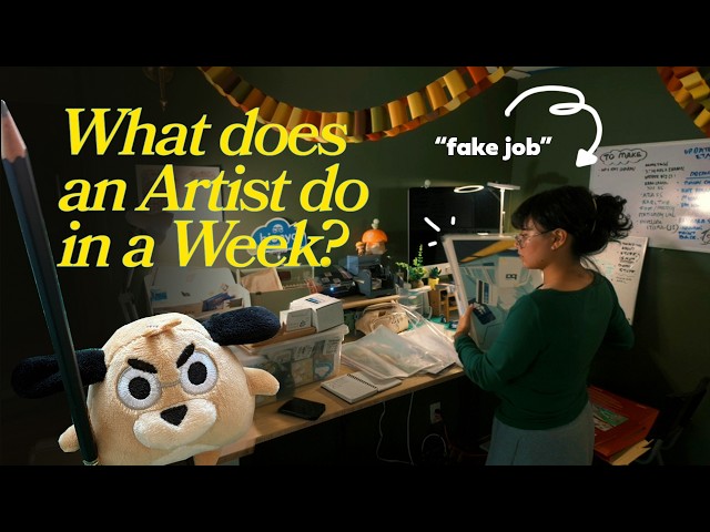 Self-Employed Artist Diaries 🍀 Chaotic Week in My Life | Small Business Studio Vlog