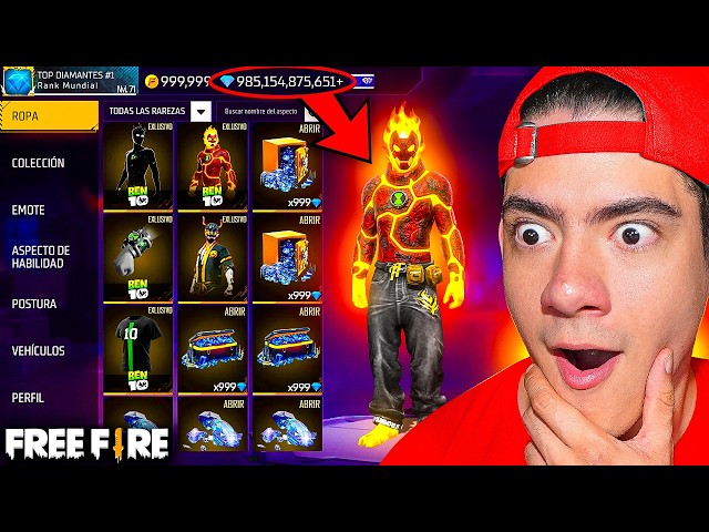 I BOUGHT AN ACCOUNT WITH 15,000,000 DIAMONDS IN FREE FIRE !! - TheDonato