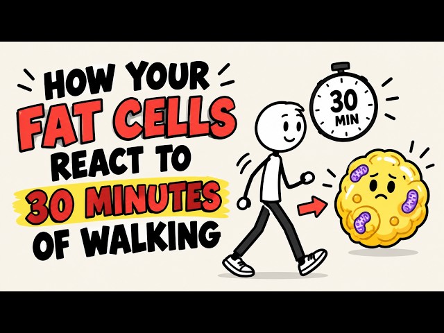 How Your Fat Cells React to 30 Minutes of Walking — A Science-Based Breakdown