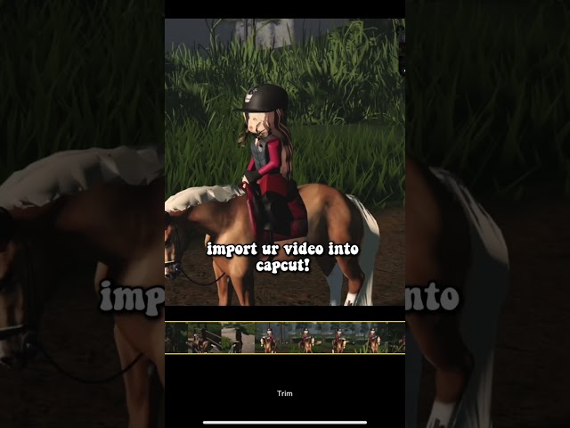 @hidingfromel_3 tysm for the idea! #strideway #tutorial #capcut #horse #roblox