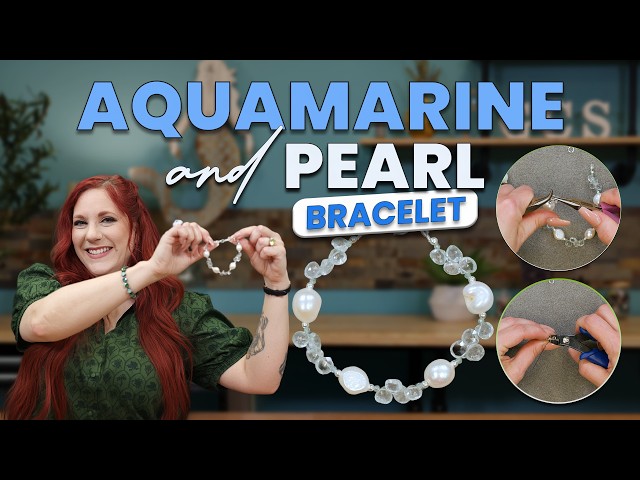 How to Make a Gemstone & Pearl Bracelet | DIY Jewelry