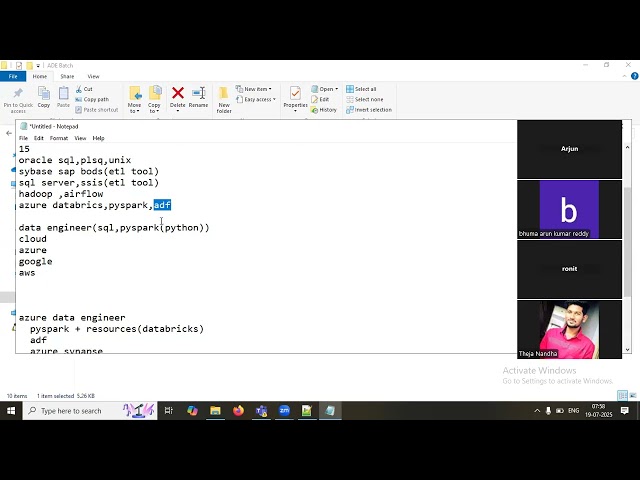 Akshara | Azure Data Engineer | SQL | ADB | Pyspark | ADF |1st_Hadoop_Bigdata_Datarbricks_Intro