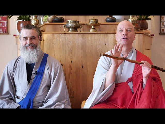 2026 02 28 Eredeti Fény Zen Templom, Kjolcse záróbeszéd - Csong An Szunim és Marthy Barna