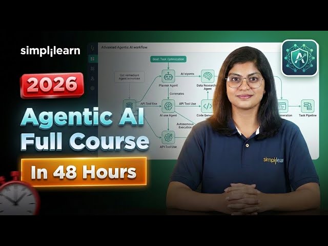 Agentic AI Full Course 2026 | Learn from Scratch, Build AI Agents & Automate Workflows in 48 Hours