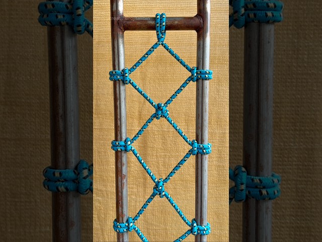 How To Make A Perfect Diamond Rope Net!