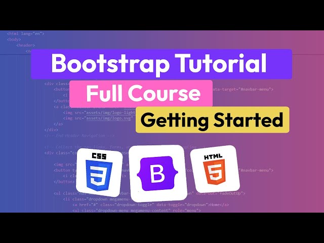 Bootstrap Tutorial Part One - Getting started