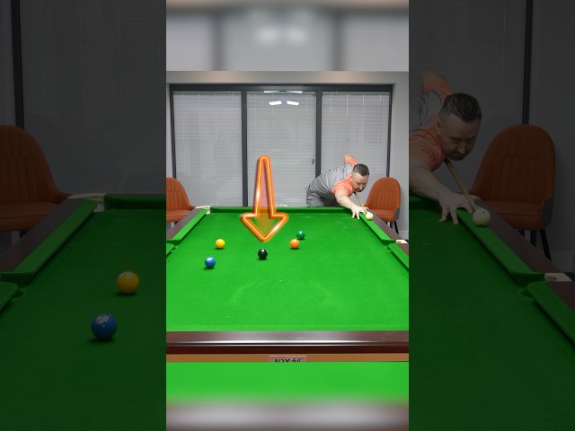 Play it where it lies 🤷‍♂️ #8ballpool #cuesports #billiards #garethpotts #skills #trick #trickshot