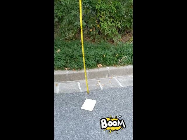 We did the Supernote drop test outdoors...