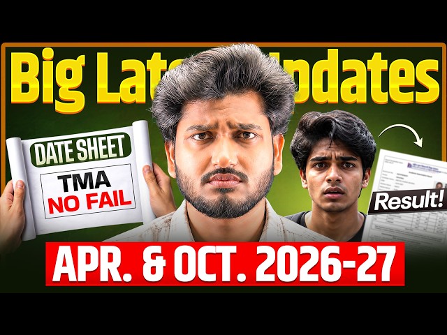 NIOS Date Sheet 😱 Oct 2026 & April 2027 | TMA & Practical Result