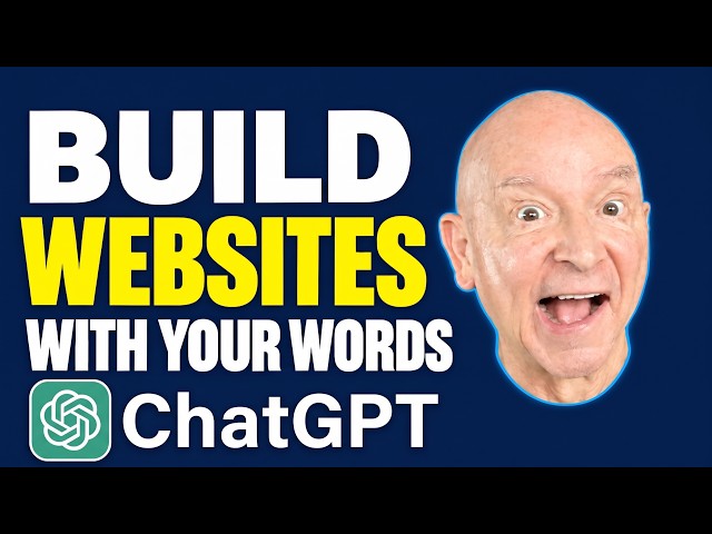 ChatGPT @Sites Tutorial: Build a Website Without Any Coding! English only! (Really!)
